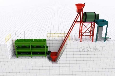 BB fertilizer production line