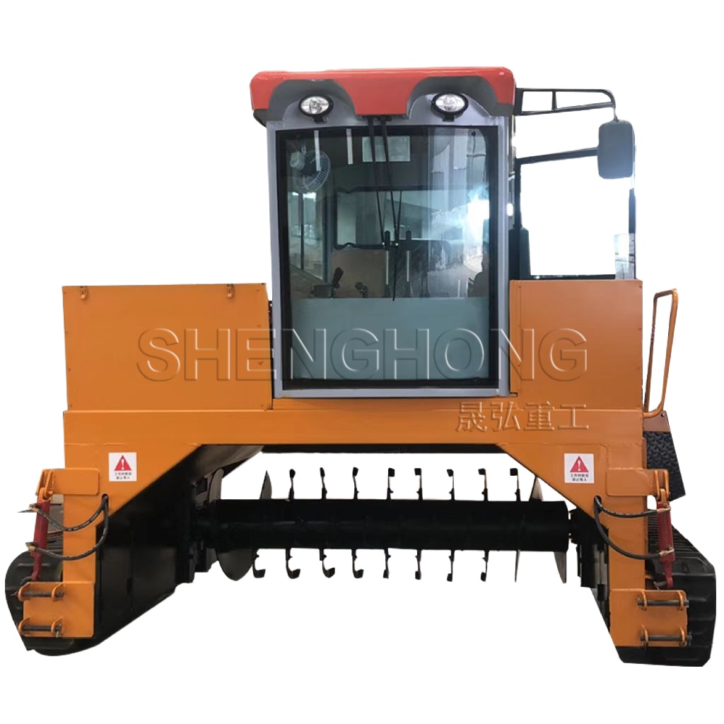 crawler compost turner machine